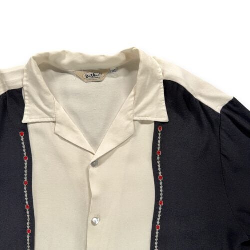 Vintage DaVinci Shirt Adult 2XL XXL Black White Colorblock Camp Resort USA Y2K-2 Vintage DaVinci Shirt Adult 2XL XXL Black White Colorblock Camp Resort USA Y2K