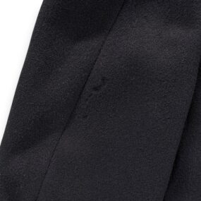 Vintage Pembroke Coat Adult 38L Black Wool Peacoat Navy Anchor Military USA 70s