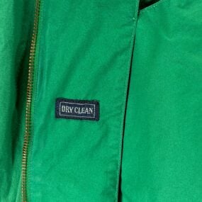 Vintage Polo Ralph Lauren Jacket Adult LARGE Green Harrington Pony Logo Zip 80s