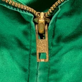 Vintage Polo Ralph Lauren Jacket Adult LARGE Green Harrington Pony Logo Zip 80s