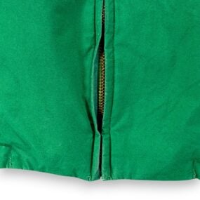Vintage Polo Ralph Lauren Jacket Adult LARGE Green Harrington Pony Logo Zip 80s