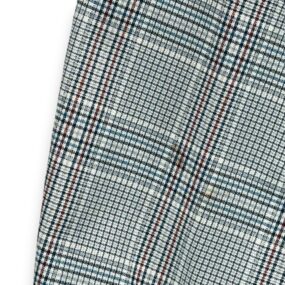 Vintage Johnny Carson Jacket Adult SMALL White Houndstooth Blazer Sport Coat 70s