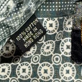 Vintage Tommy Bahama Shirt Adult LARGE Green White Cotton Geometric Print 90s