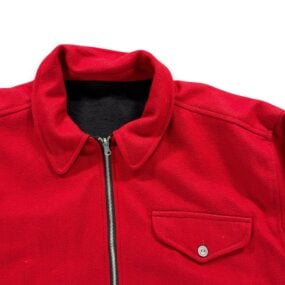 Vintage Marlboro Jacket Adult EXTRA LARGE Red Black Wool Nylon Reversible 90s