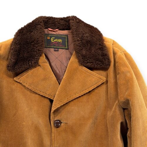 Vintage Envoy Jacket Adult MEDIUM Brown Corduroy NOW Coat Sherpa Belted 60s-2 Vintage Envoy Jacket Adult MEDIUM Brown Corduroy NOW Coat Sherpa Belted 60s