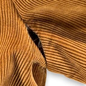 Vintage Envoy Jacket Adult MEDIUM Brown Corduroy NOW Coat Sherpa Belted 60s