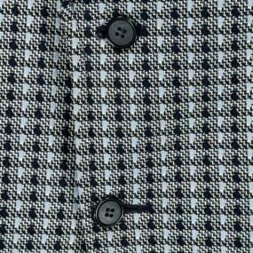 Vintage Sir Walter Jacket Adult SMALL Blue Houndstooth Check Sport Coat 70s
