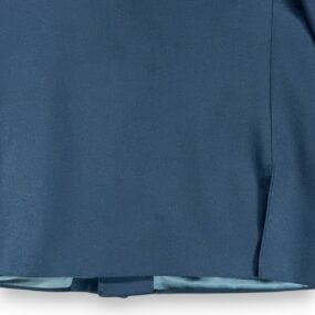 Vintage Johnny Carson Jacket Adult MEDIUM Blue Leisure Elbow Patch USA 70s