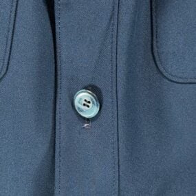 Vintage Johnny Carson Jacket Adult MEDIUM Blue Leisure Elbow Patch USA 70s