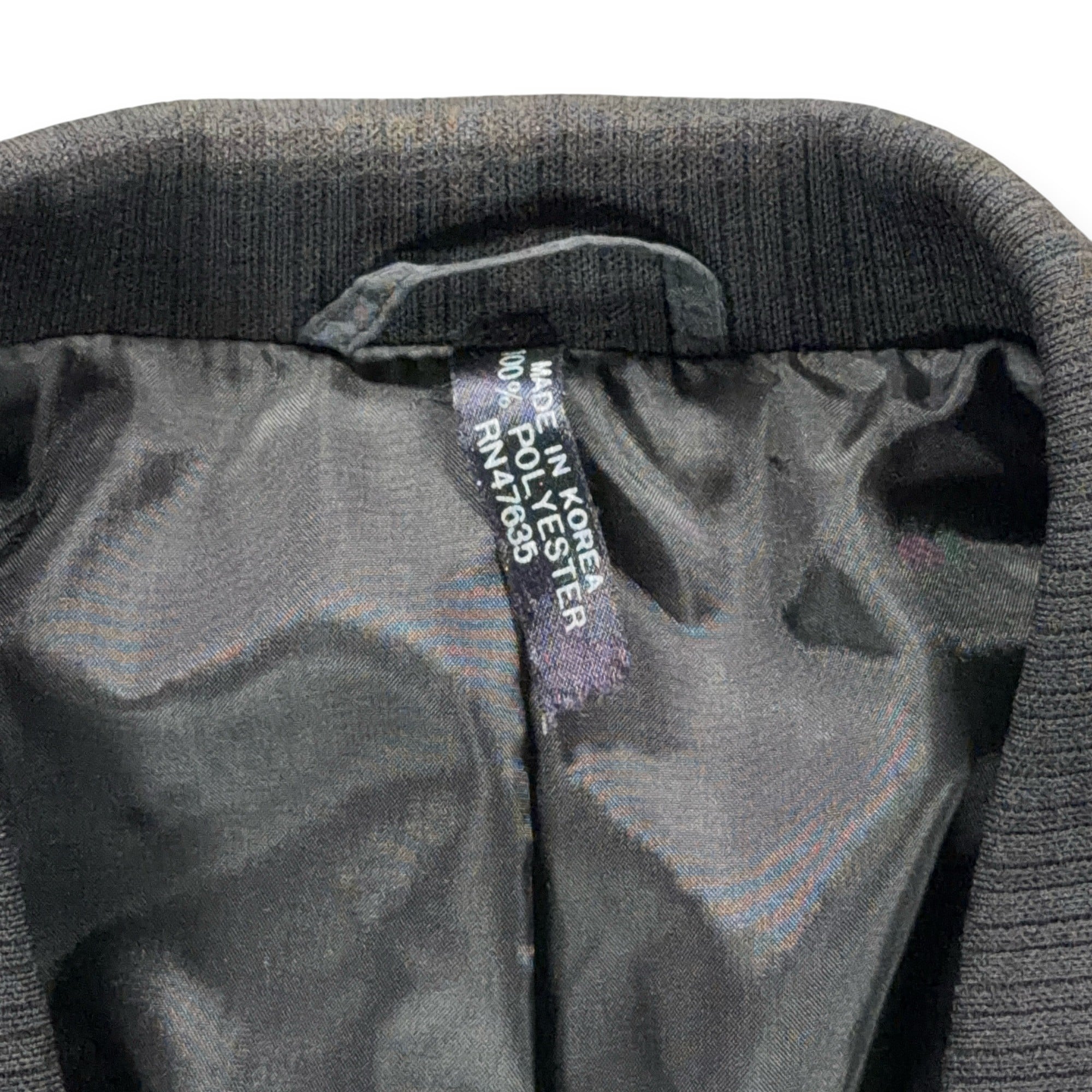 Vintage Nulook Jacket Adult LARGE Black Ribbed Polyester Disco Blazer 70s-7 Vintage Nulook Jacket Adult LARGE Black Ribbed Polyester Disco Blazer 70s