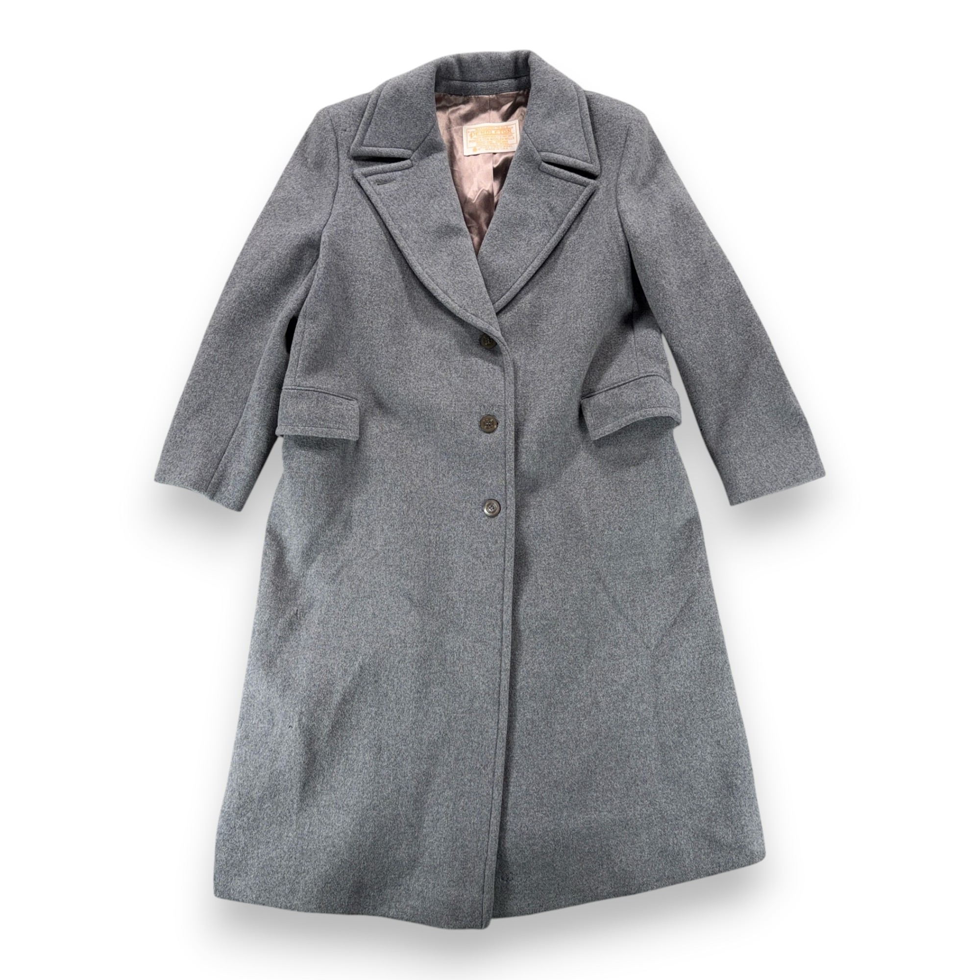 Vintage Pendleton Coat Womens LARGE Gray Virgin Wool Maxi Belted Topcoat USA 70s-1 Vintage Pendleton Coat Womens LARGE Gray Virgin Wool Maxi Belted Topcoat USA 70s