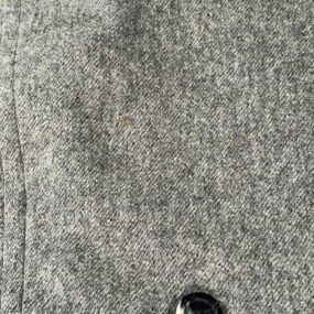 Vintage Great Western Coat Adult Large 42 Gray Wool Double Breasted Cowboy 80s