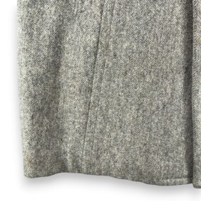 Vintage Great Western Coat Adult Large 42 Gray Wool Double Breasted Cowboy 80s