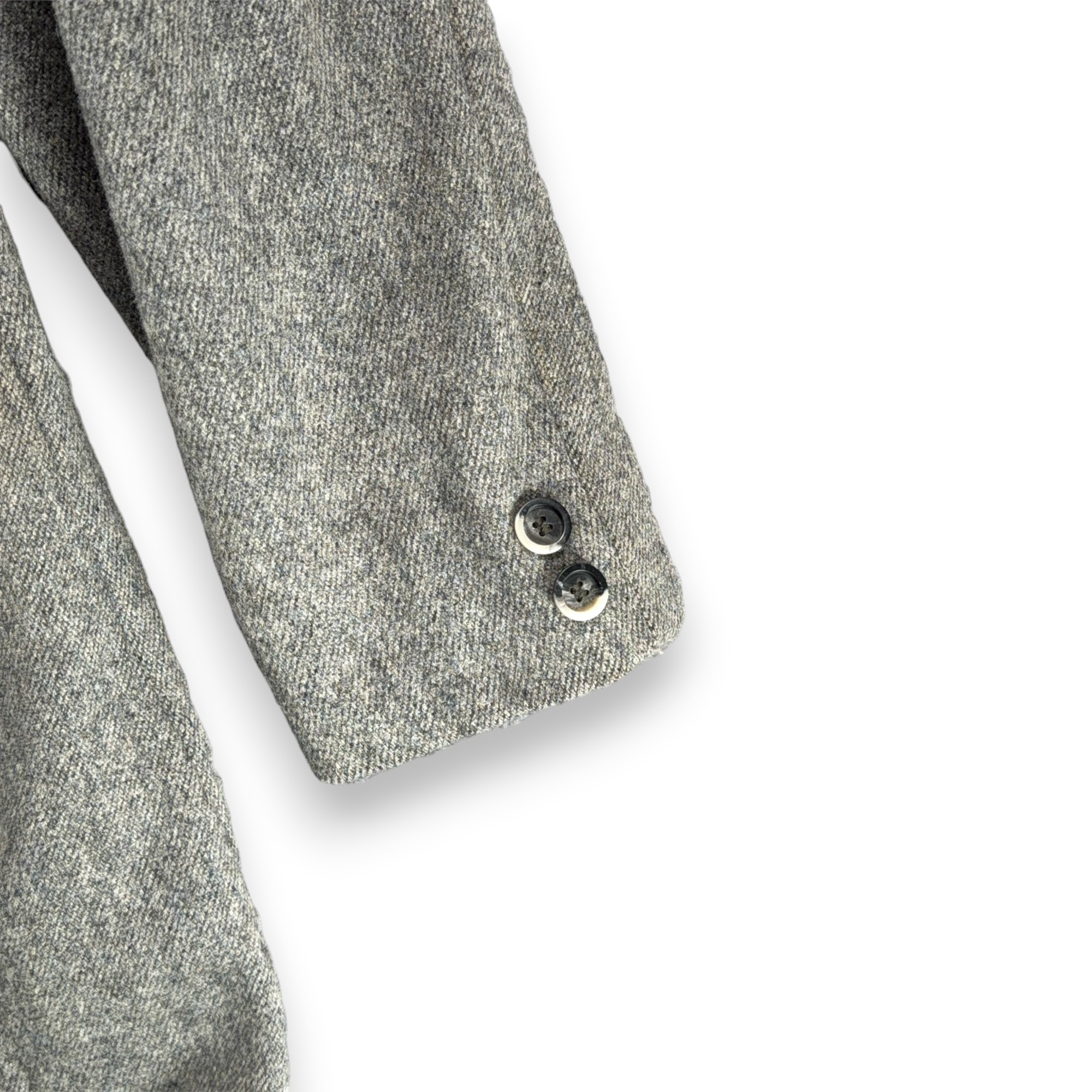 Vintage Great Western Coat Adult Large 42 Gray Wool Double Breasted Cowboy 80s-13 Vintage Great Western Coat Adult Large 42 Gray Wool Double Breasted Cowboy 80s