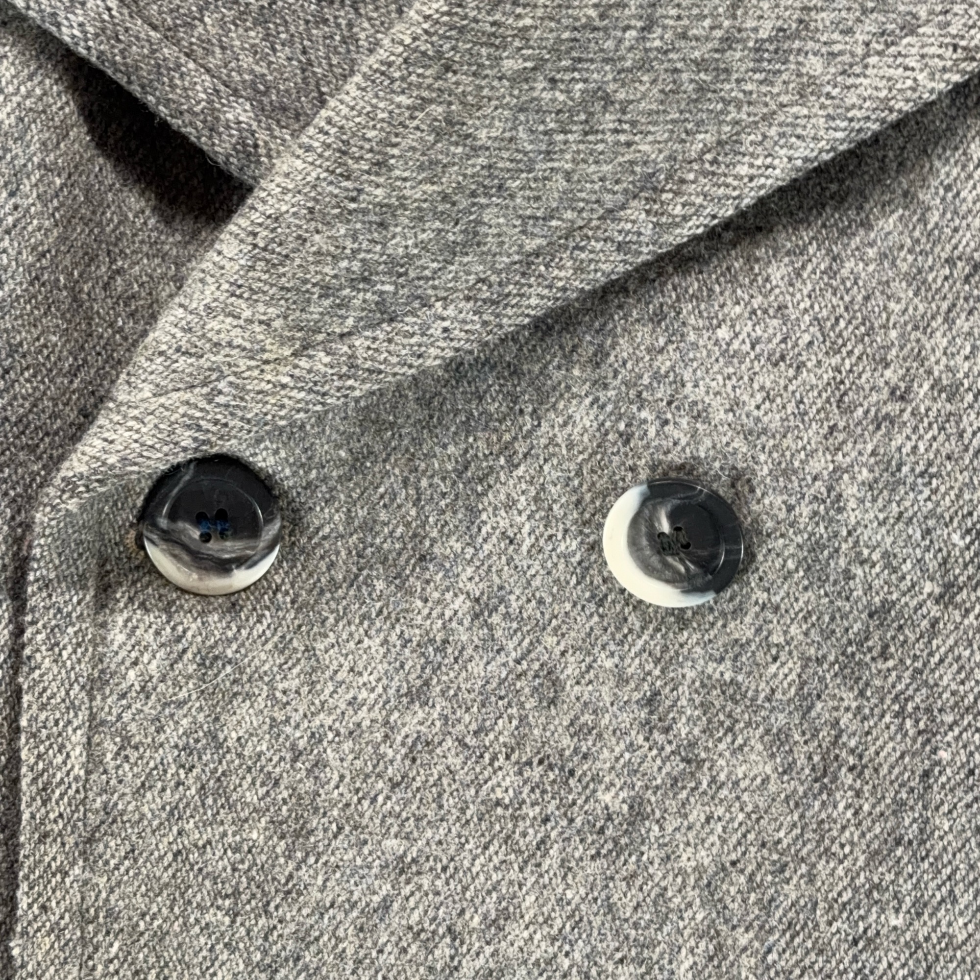 Vintage Great Western Coat Adult Large 42 Gray Wool Double Breasted Cowboy 80s-8 Vintage Great Western Coat Adult Large 42 Gray Wool Double Breasted Cowboy 80s
