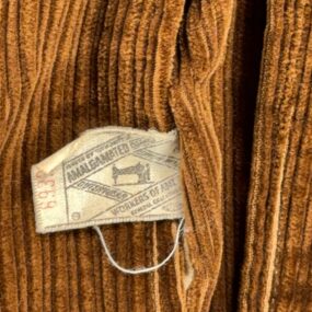 Vintage McGregor Jacket Adult Large Brown Corduroy Sherpa Lined Union USA 70s