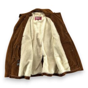 Vintage McGregor Jacket Adult Large Brown Corduroy Sherpa Lined Union USA 70s