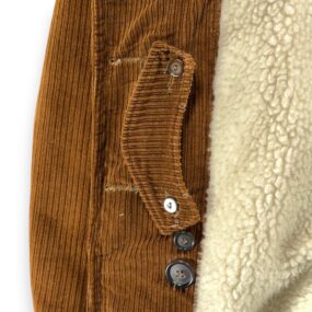 Vintage McGregor Jacket Adult Large Brown Corduroy Sherpa Lined Union USA 70s