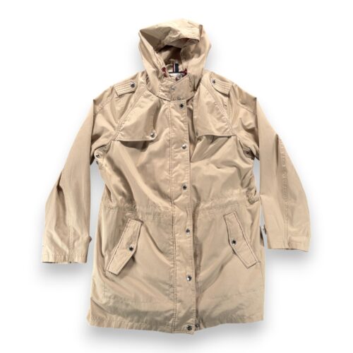 Tommy Hilfiger Coat Womens EXTRA LARGE Brown Hooded Anorak Utility Jacket 1X