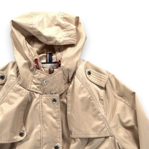 Tommy Hilfiger Coat Womens EXTRA LARGE Brown Hooded Anorak Utility Jacket 1X-2 Tommy Hilfiger Coat Womens EXTRA LARGE Brown Hooded Anorak Utility Jacket 1X