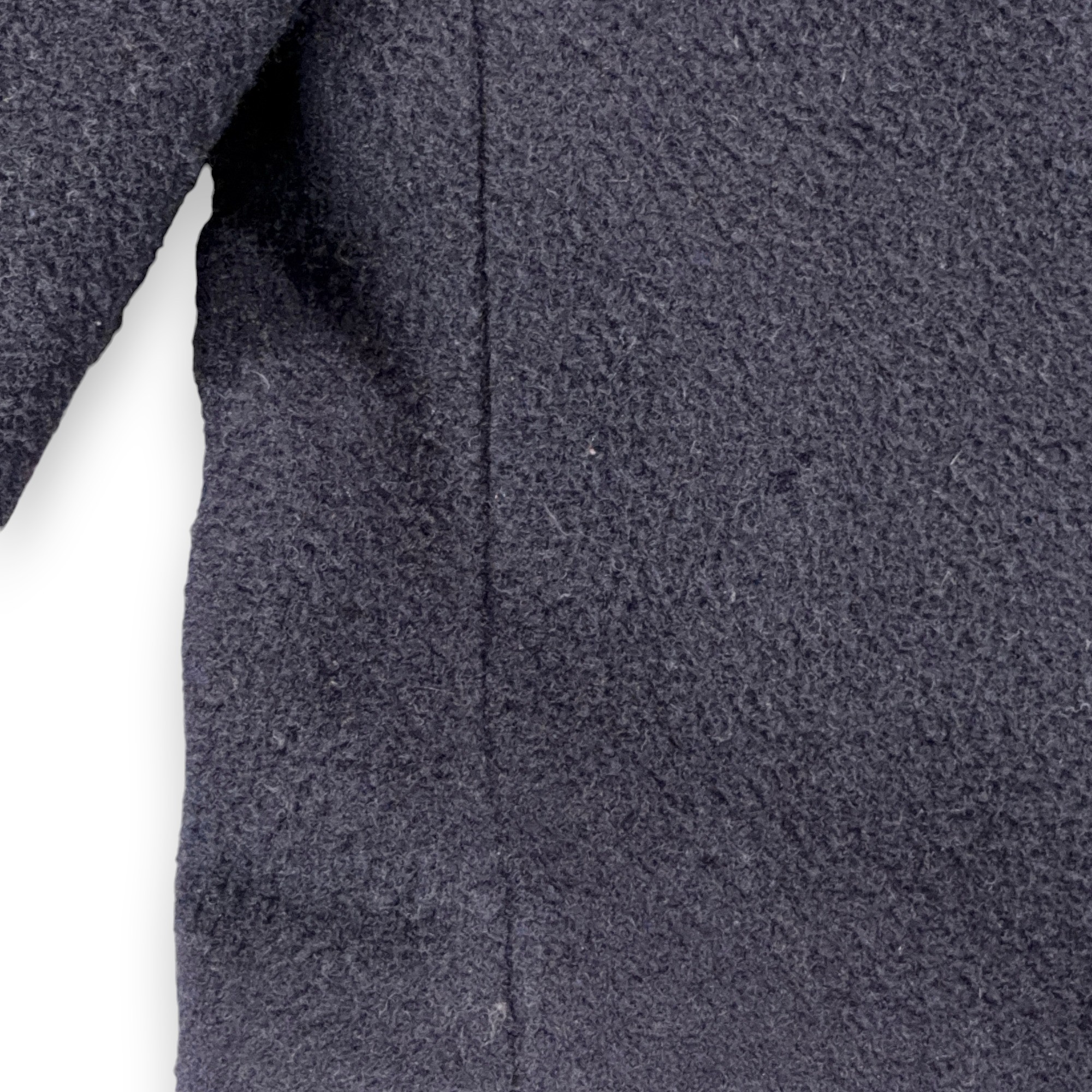 Vintage di Benedetto Coat Adult LARGE Blue Cashmere Wool Satin Long Italy 90s-12 Vintage di Benedetto Coat Adult LARGE Blue Cashmere Wool Satin Long Italy 90s