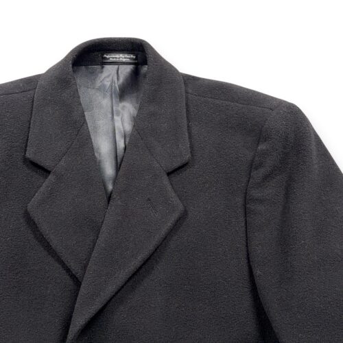 Silver Cloud Coat Adult MEDIUM 38 R Black Wool Cashmere Blend Satin Lined Long-2 Silver Cloud Coat Adult MEDIUM 38 R Black Wool Cashmere Blend Satin Lined Long