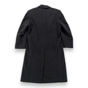 Silver Cloud Coat Adult MEDIUM 38 R Black Wool Cashmere Blend Satin Lined Long