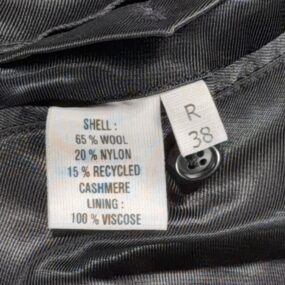 Silver Cloud Coat Adult MEDIUM 38 R Black Wool Cashmere Blend Satin Lined Long