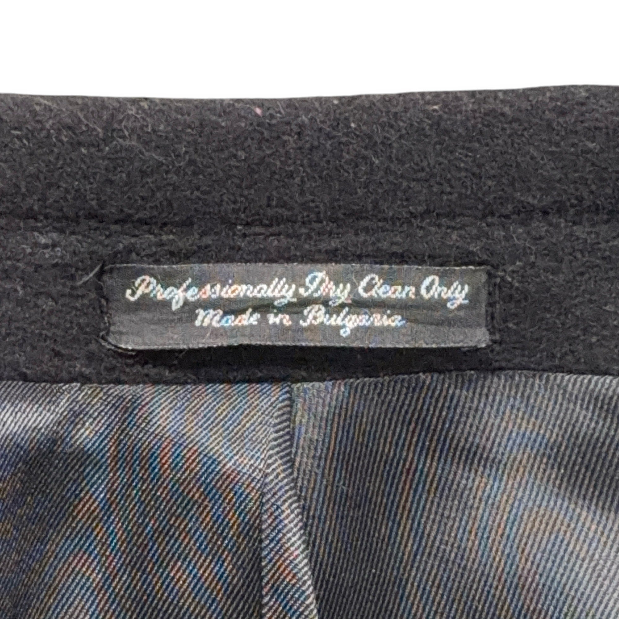 Silver Cloud Coat Adult MEDIUM 38 R Black Wool Cashmere Blend Satin Lined Long-8 Silver Cloud Coat Adult MEDIUM 38 R Black Wool Cashmere Blend Satin Lined Long