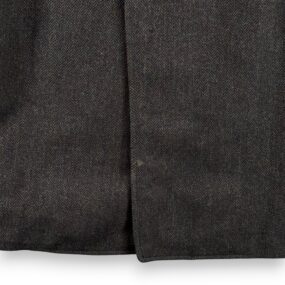 Vintage Anderson Little Coat Adult LARGE Gray Herringbone Wool Long USA 60s