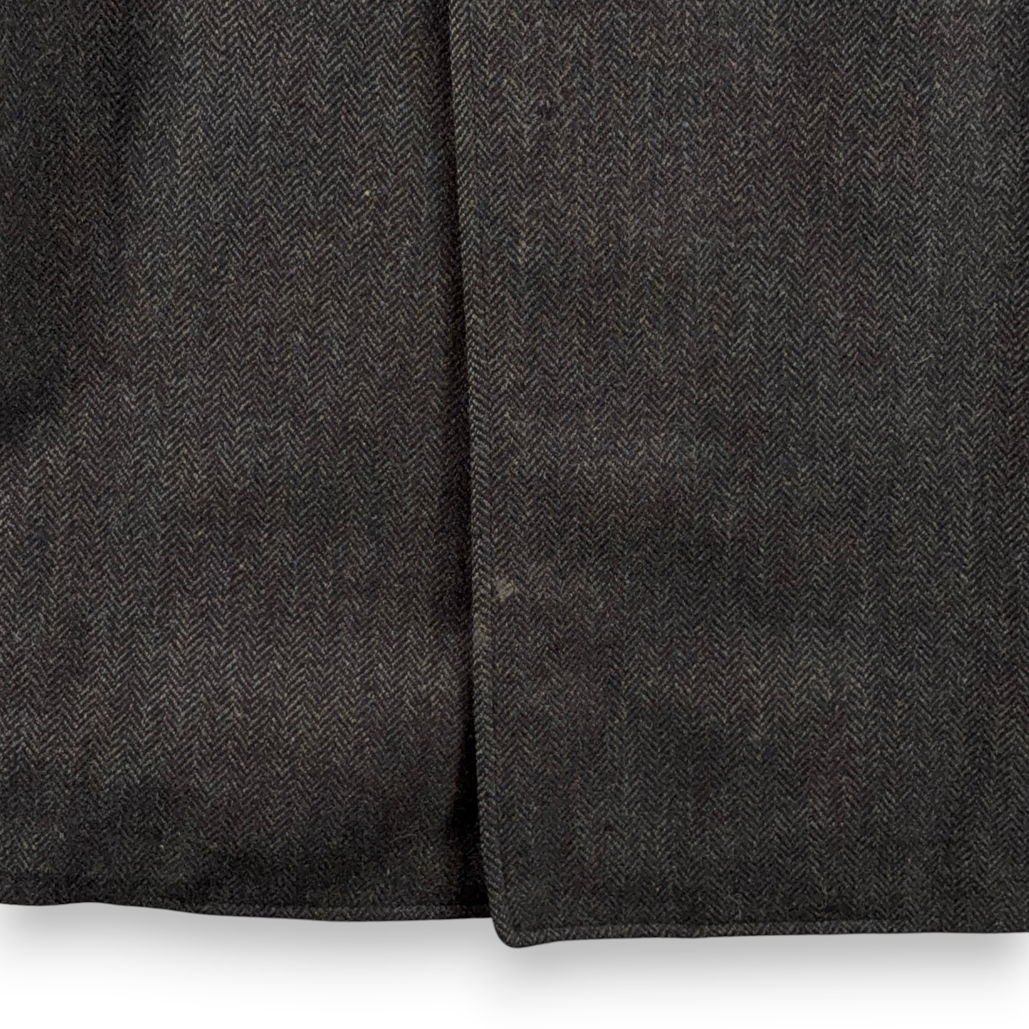 Vintage Anderson Little Coat Adult LARGE Gray Herringbone Wool Long USA 60s-11 Vintage Anderson Little Coat Adult LARGE Gray Herringbone Wool Long USA 60s