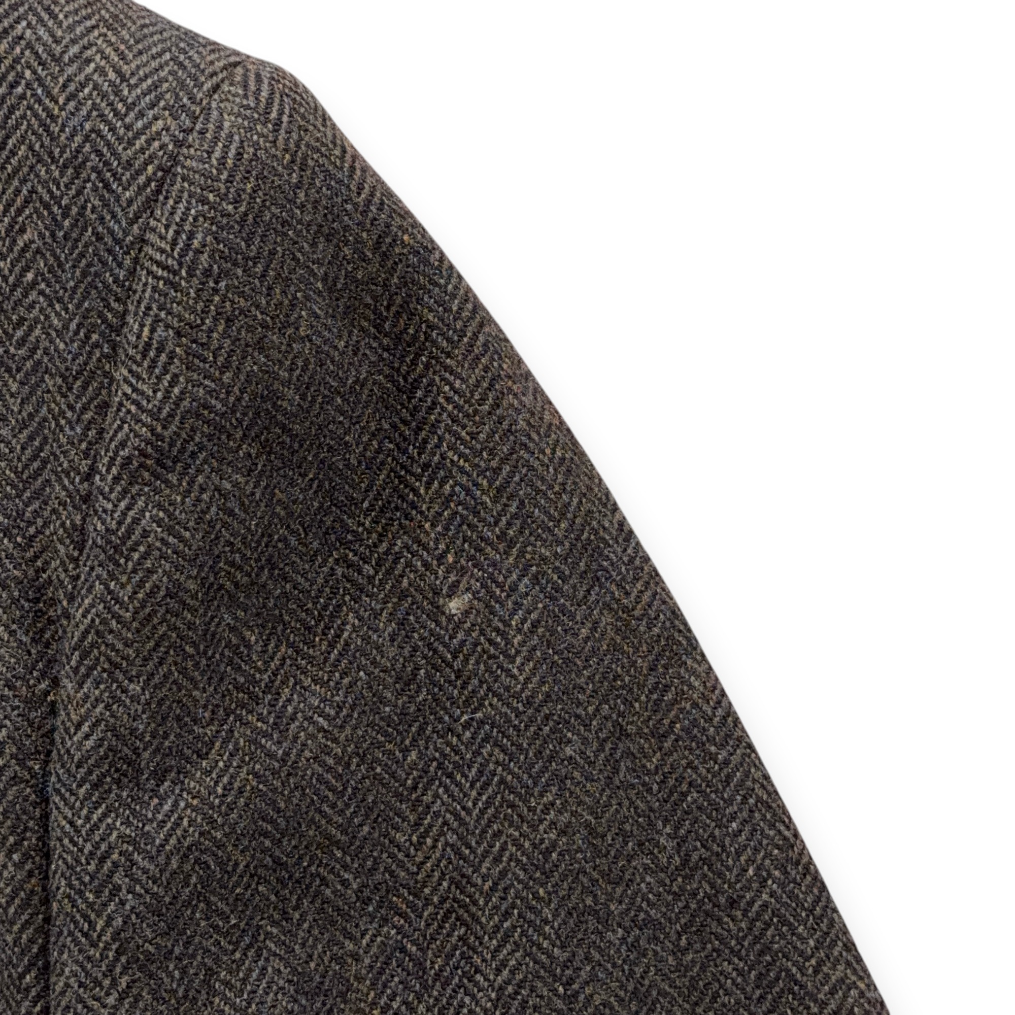 Vintage Anderson Little Coat Adult LARGE Gray Herringbone Wool Long USA 60s-12 Vintage Anderson Little Coat Adult LARGE Gray Herringbone Wool Long USA 60s