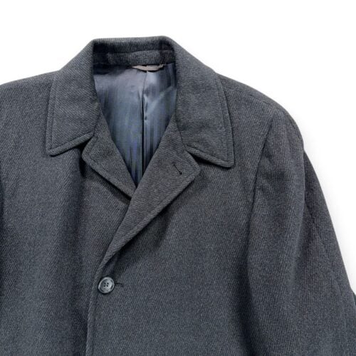 Vintage Colony Clothes Coat Adult LARGE Gray Striped Meis Terre Haute USA 60s-2 Vintage Colony Clothes Coat Adult LARGE Gray Striped Meis Terre Haute USA 60s