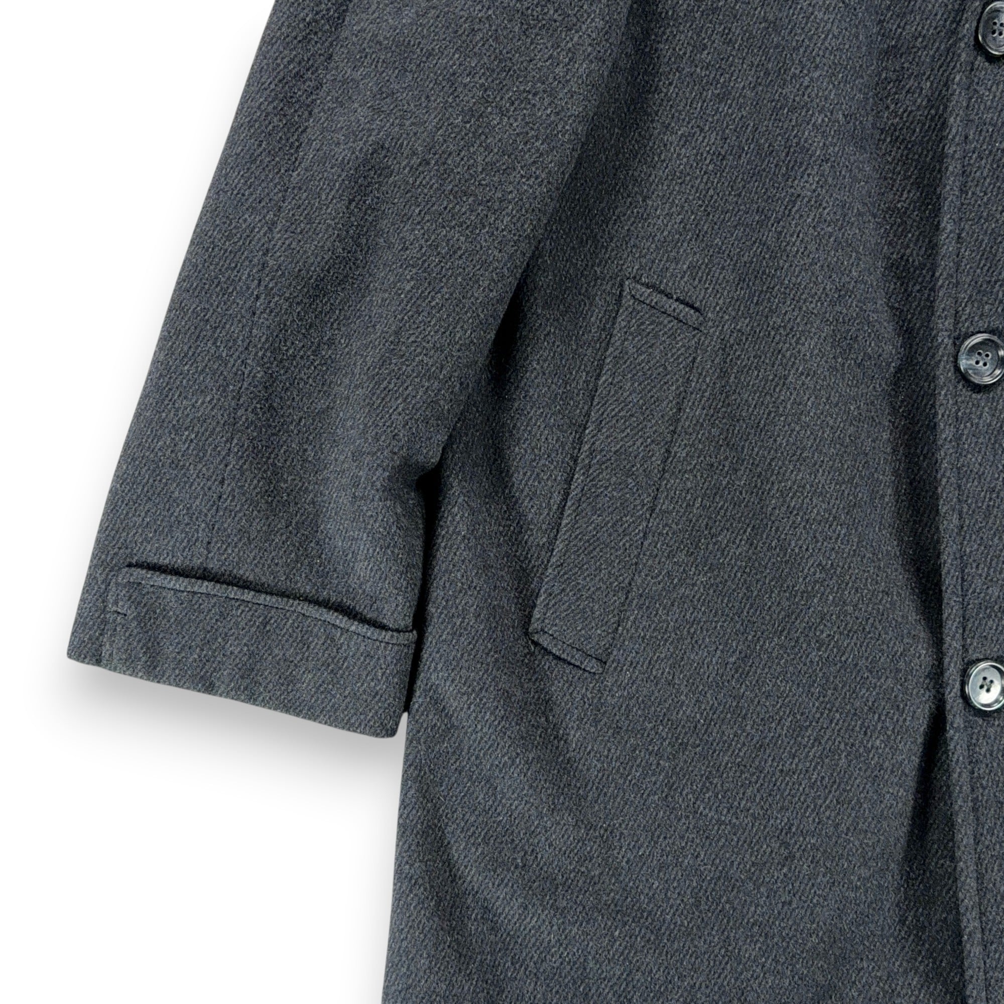 Vintage Colony Clothes Coat Adult LARGE Gray Striped Meis Terre Haute USA 60s-7 Vintage Colony Clothes Coat Adult LARGE Gray Striped Meis Terre Haute USA 60s