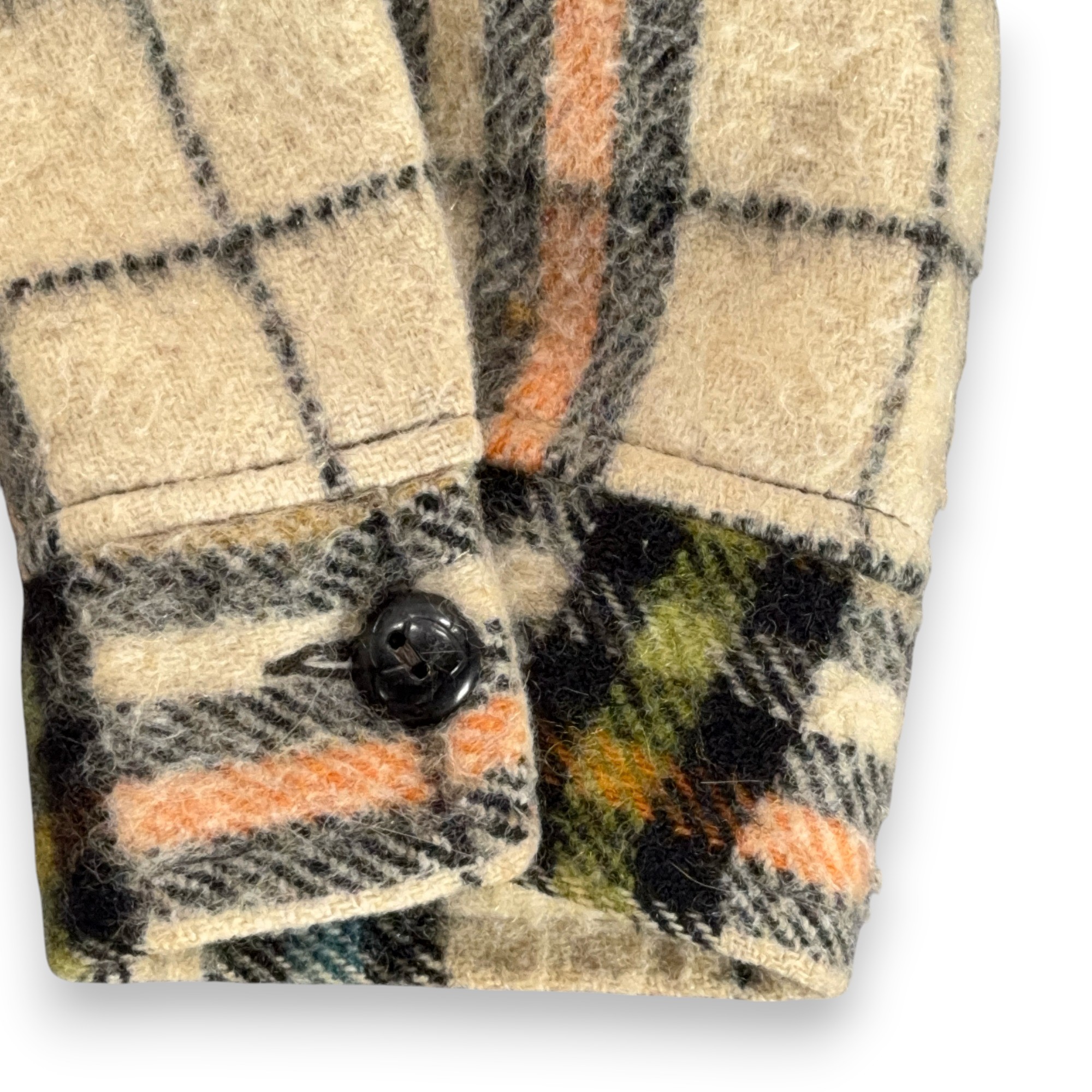 Vintage Canadian Camper Shirt Shirt Adult LARGE Brown Plaid Wool Mohair Coat 60s-9 Vintage Canadian Camper Shirt Shirt Adult LARGE Brown Plaid Wool Mohair Coat 60s