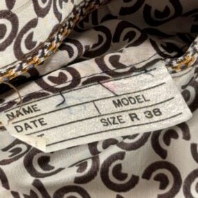 Vintage Houndstooth Jacket Mens 38R Brown Blazer Check Novelty Lining 70s