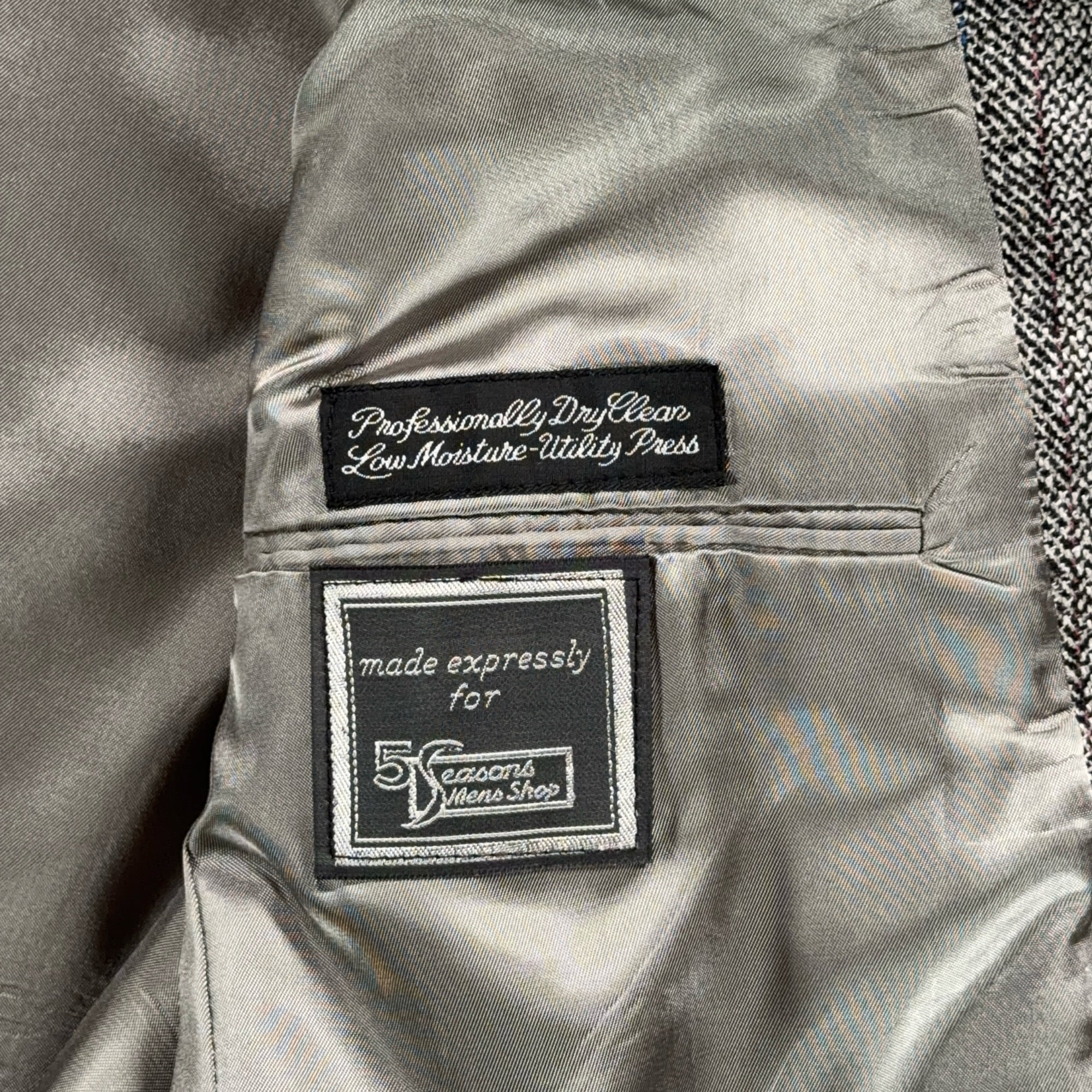 Vintage Christian Dior Jacket Mens 43R Gray Blazer Monsieur Flecked USA 80s-6 Vintage Christian Dior Jacket Mens 43R Gray Blazer Monsieur Flecked USA 80s
