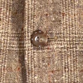 Vintage Tweed Jacket Mens 40 Brown Wool Plaid Blazer Wickfield USA 60s