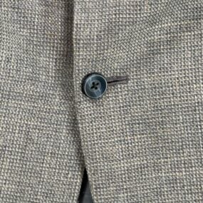 Vintage Christian Dior Jacket Mens 40 Gray Blazer Monsieur Union USA 80s