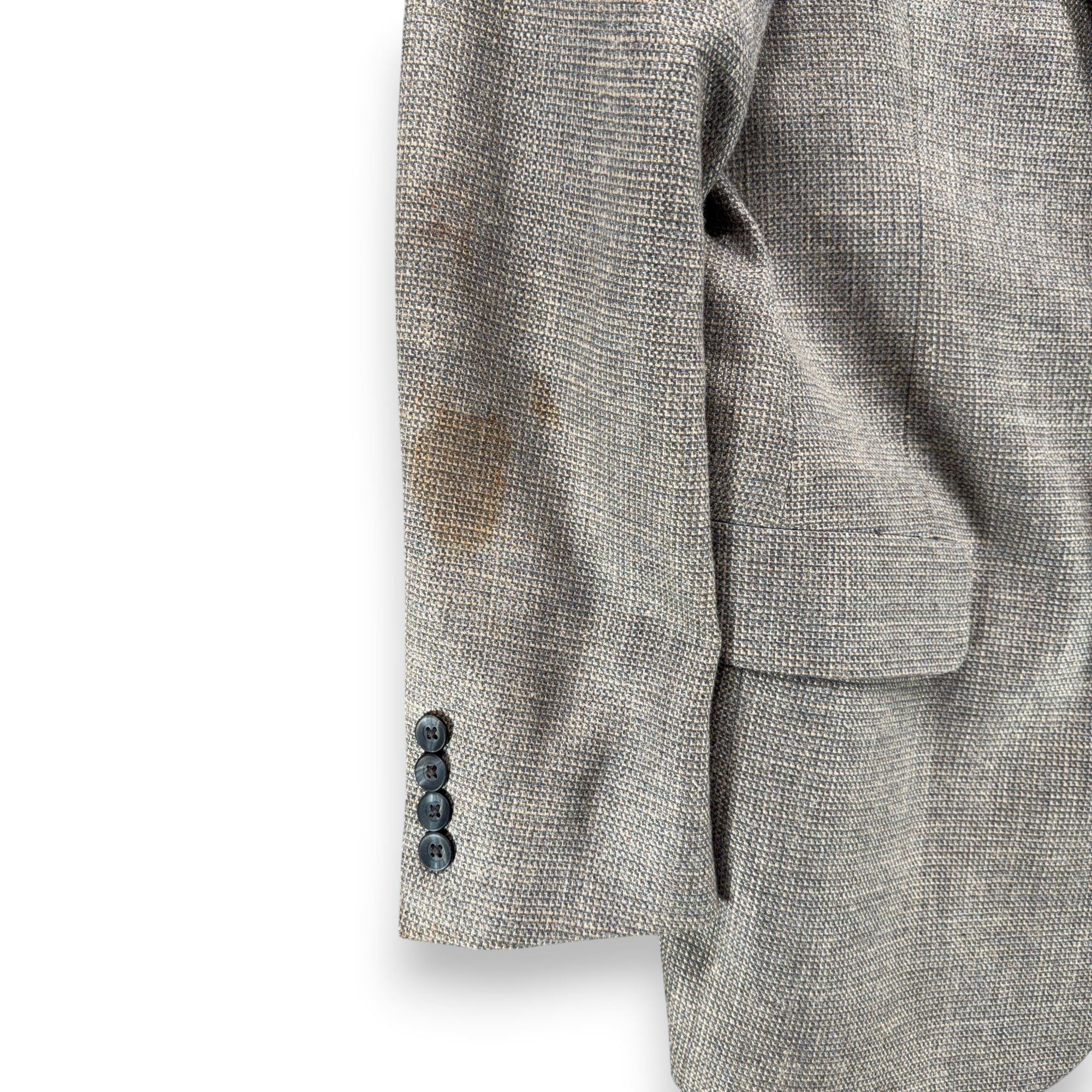Vintage Christian Dior Jacket Mens 40 Gray Blazer Monsieur Union USA 80s-12 Vintage Christian Dior Jacket Mens 40 Gray Blazer Monsieur Union USA 80s