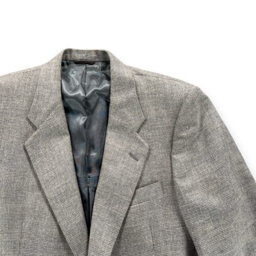 Vintage Christian Dior Jacket Mens 40 Gray Blazer Monsieur Union USA 80s-2 Vintage Christian Dior Jacket Mens 40 Gray Blazer Monsieur Union USA 80s