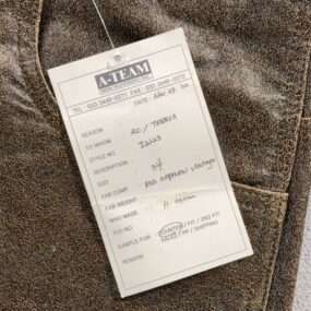 Vintage Leather Pants Mens 34x31 Brown Distressed Pigskin Deadstock A Team Y2K