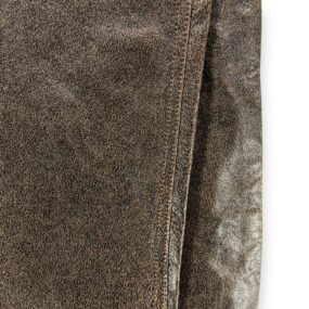 Vintage Leather Pants Mens 34x31 Brown Distressed Pigskin Deadstock A Team Y2K