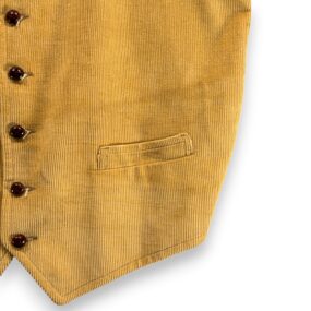 Vintage Hardwick Jacket Mens 46 Brown Corduroy Blazer Sport Coat Vest Set 70s