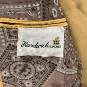 Vintage Hardwick Jacket Mens 46 Brown Corduroy Blazer Sport Coat Vest Set 70s