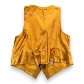 Vintage Cortefiel Suit Mens 46 Brown Corduroy Vest Pants Disco 3pc Spain 70s