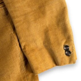Vintage Cortefiel Suit Mens 46 Brown Corduroy Vest Pants Disco 3pc Spain 70s