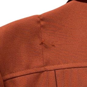 Vintage Angels Flight Suit Jacket Mens 40 Orange Blazer Leisure Disco USA 70s