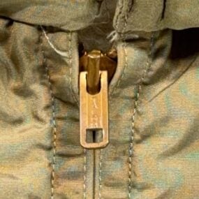 Vintage McGregor Jacket Adult LARGE Brown Sherpa Talon Anti Freeze USA 60s