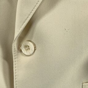 Vintage Suit Mens 36 31x30 Pants White Cream Ivory Disco Talon Union USA 2pc 70s